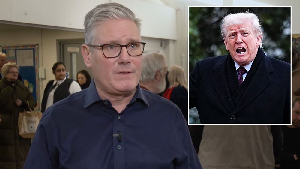 Keir Starmer, Donald Trump