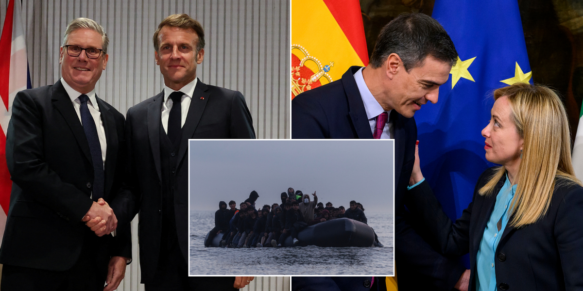 NextImg:Italy and Spain send letter to EU in fury over France 'one in, one out' migrant deal with Britain