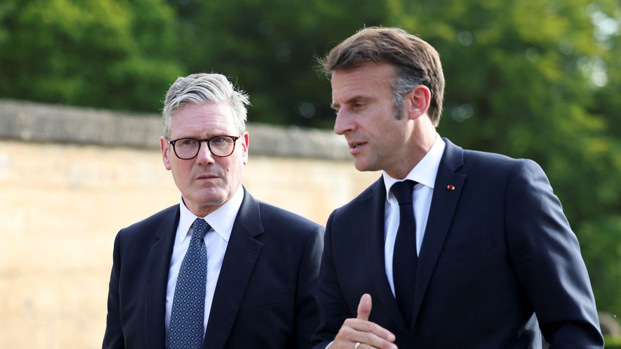 Keir Starmer, Emmanuel Macron