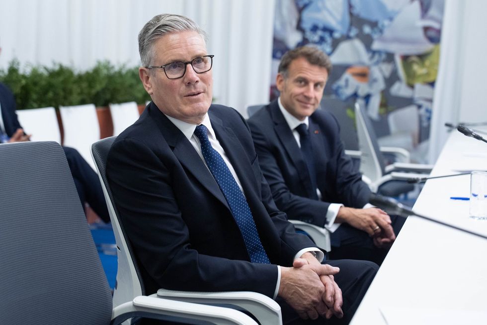 Keir Starmer, Emmanuel Macron