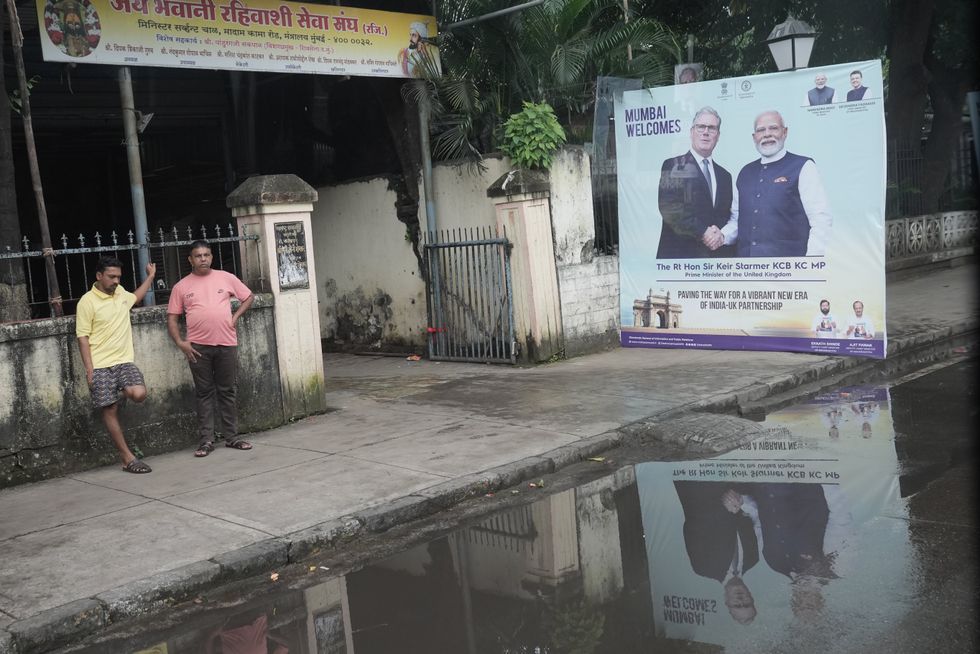 Keir Starmer featured on billboards in Mumbai
