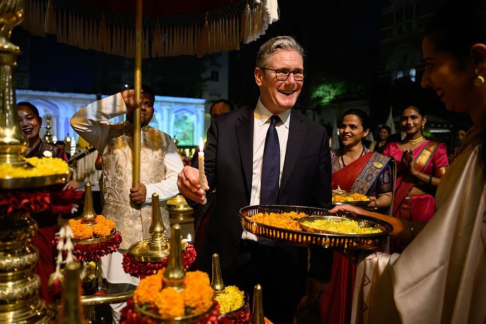 Keir Starmer in Mumbai