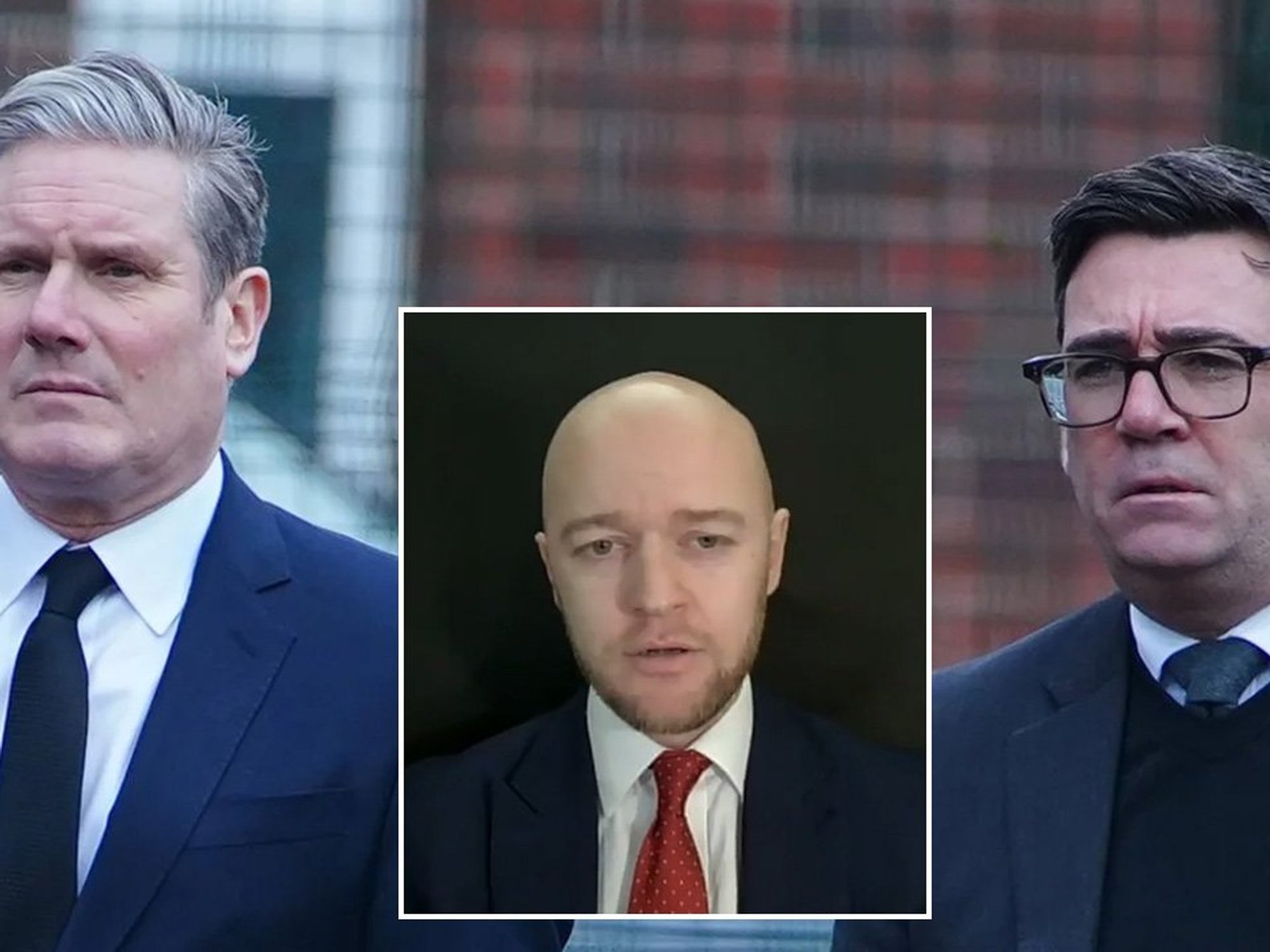 Keir Starmer, Jonathan Hinder, Andy Burnham