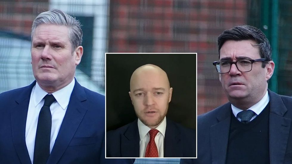 Keir Starmer, Jonathan Hinder, Andy Burnham