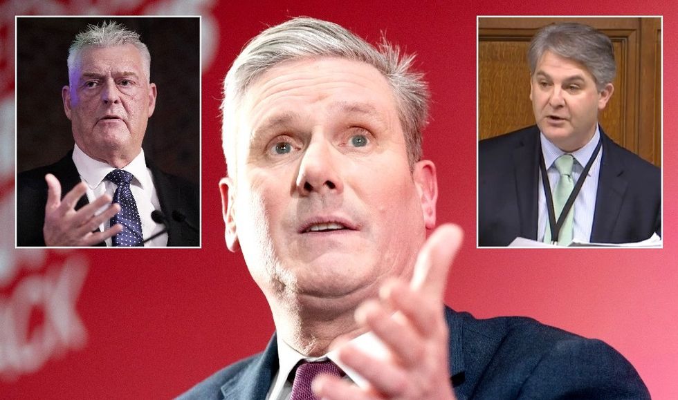 Keir Starmer/Lee Anderson/Philip Davies