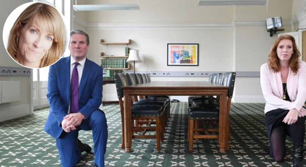 Keir Starmer (left), Angela Raynor (right)