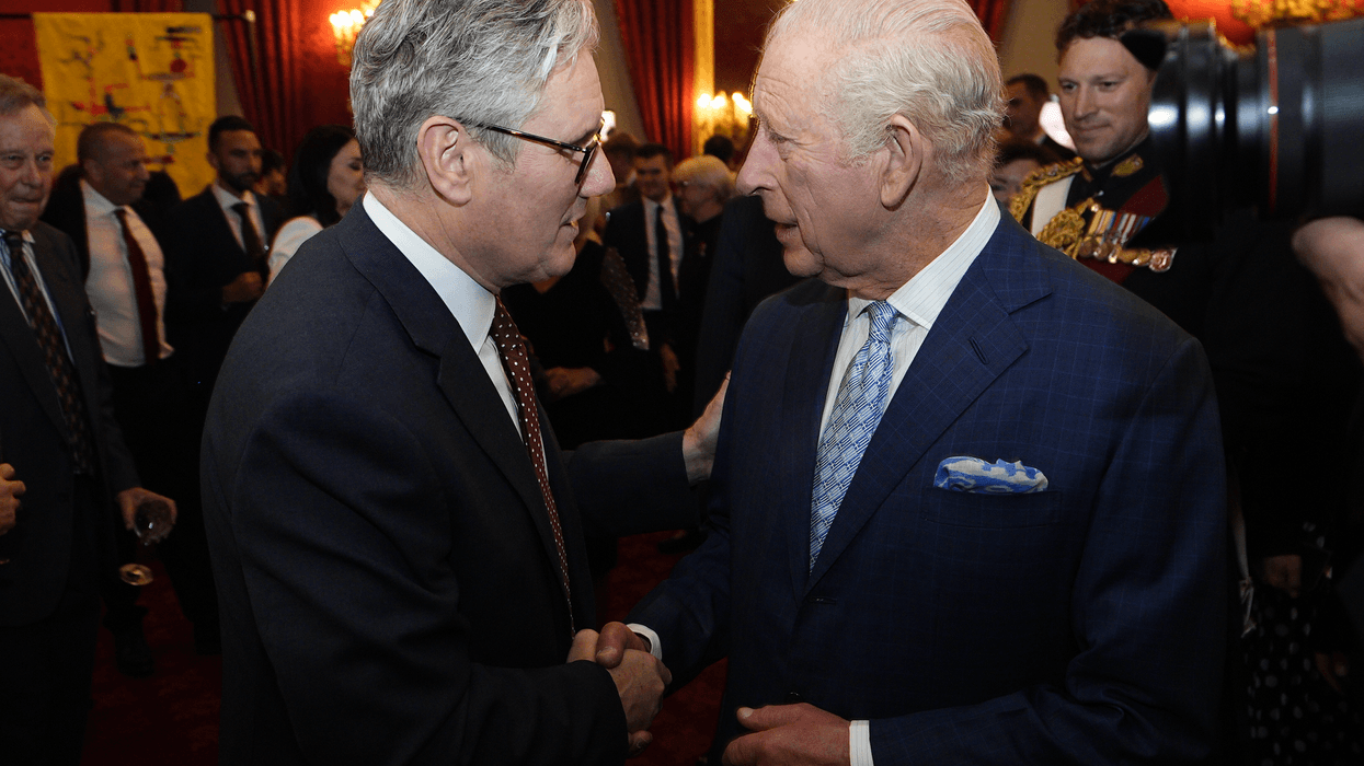 Keir Starmer (left), King Charles (right)