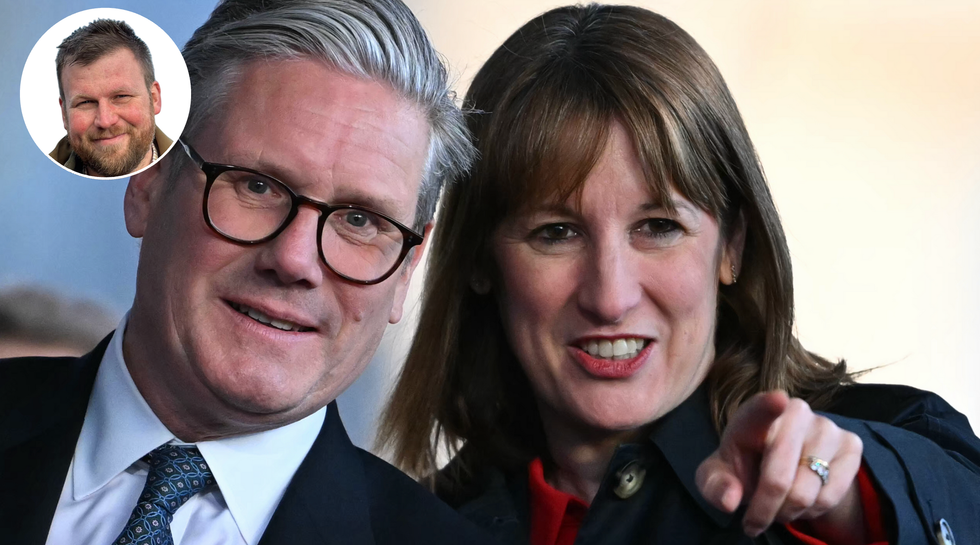 Keir Starmer (left), Rachel Reeves (right)