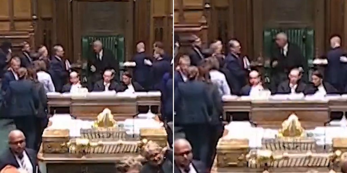 Watch the moment PM confronted Lindsay Hoyle after being handed PMQs dressing down Watch the moment PM confronted Lindsay Hoyle after being handed PMQs dressing down