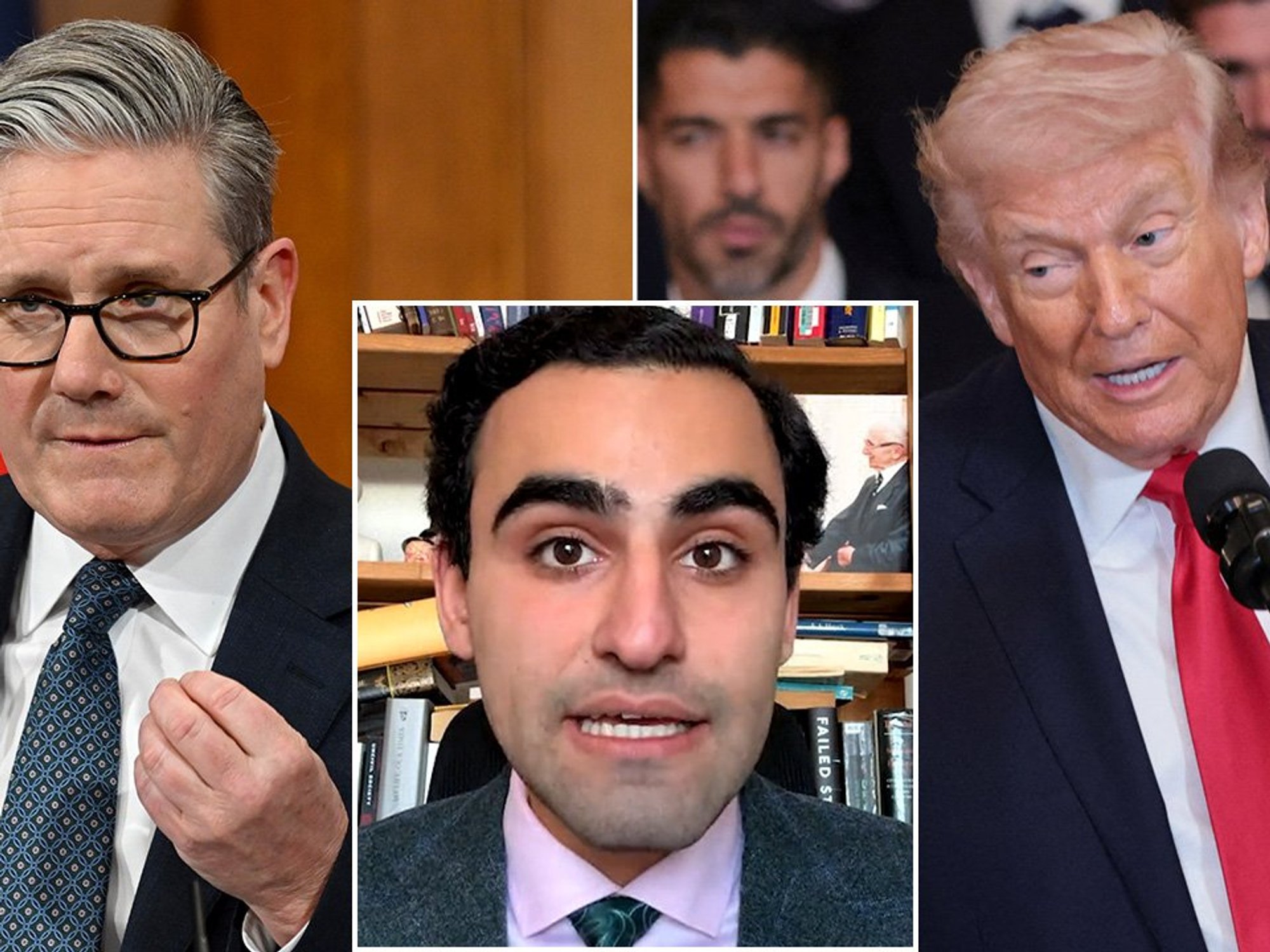 Keir Starmer, Mani Basharzad, Donald Trump