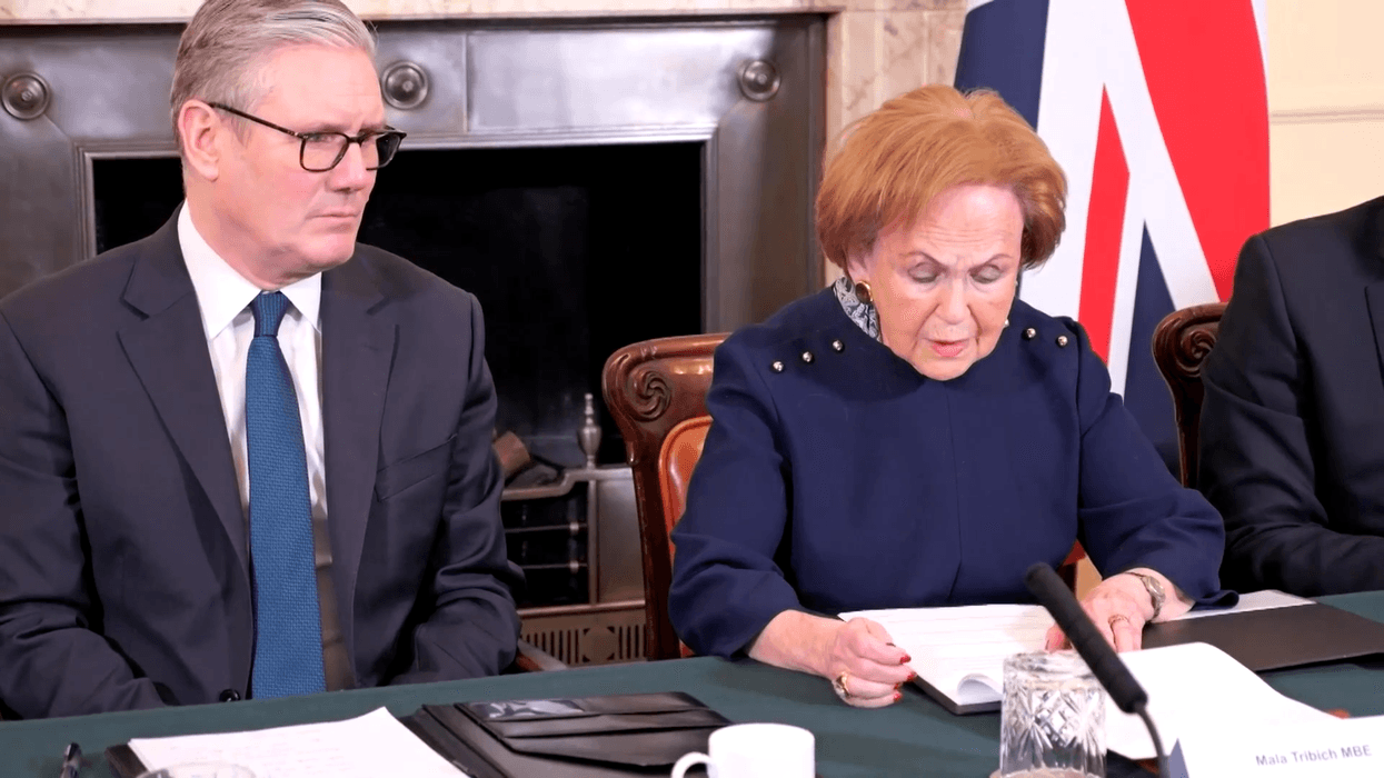 Keir Starmer meets survivor Mala Tribic