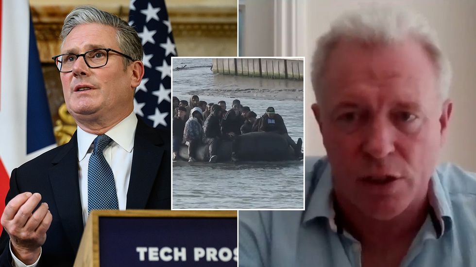 Keir Starmer, migrant boat, James Sunderland