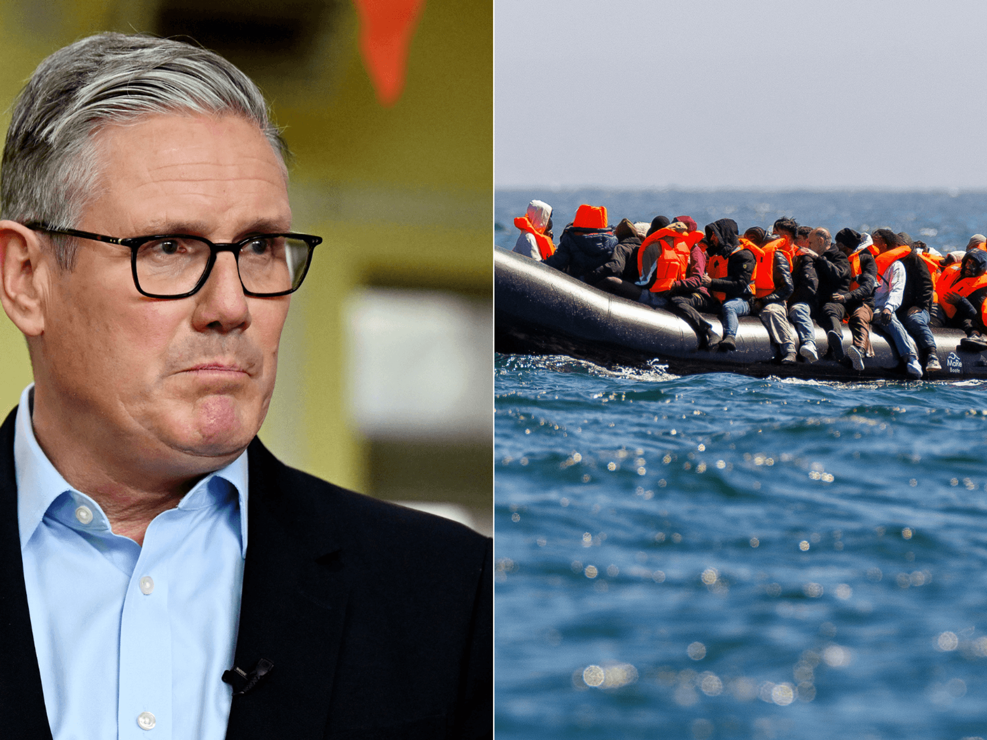 Keir Starmer, Migrants Cross The English Channel
