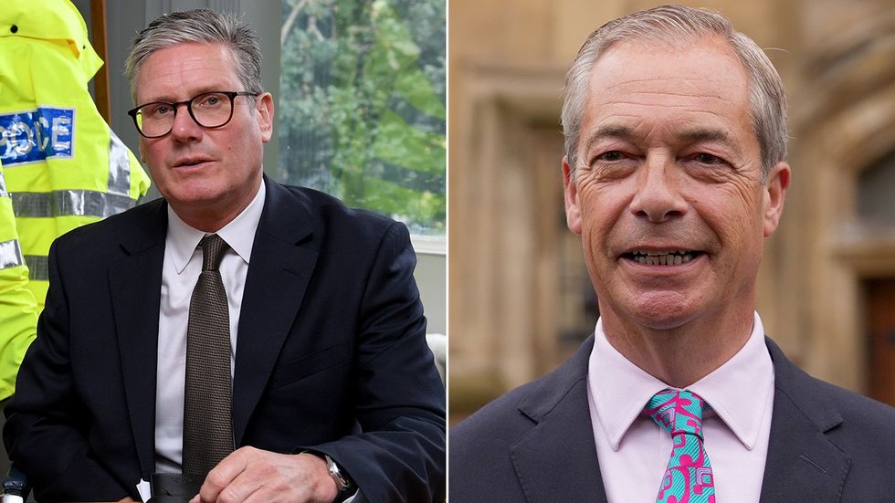 Keir Starmer, Nigel Farage