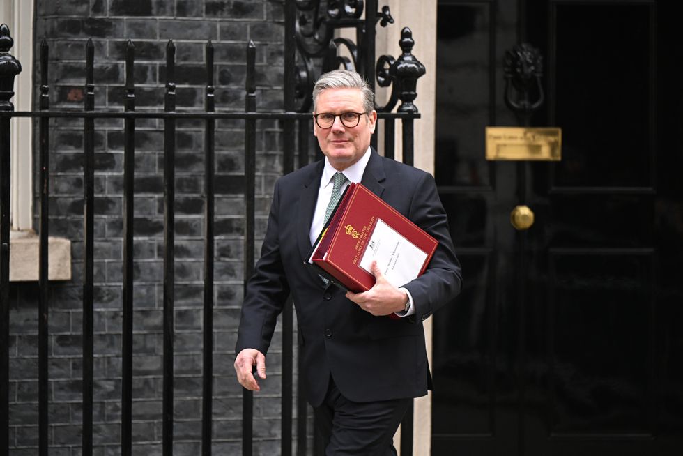 Keir Starmer outside No.10 downing street