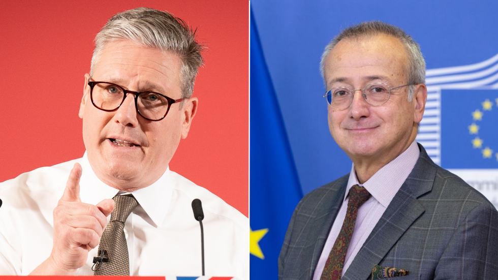 Keir Starmer/Pedro Serrano