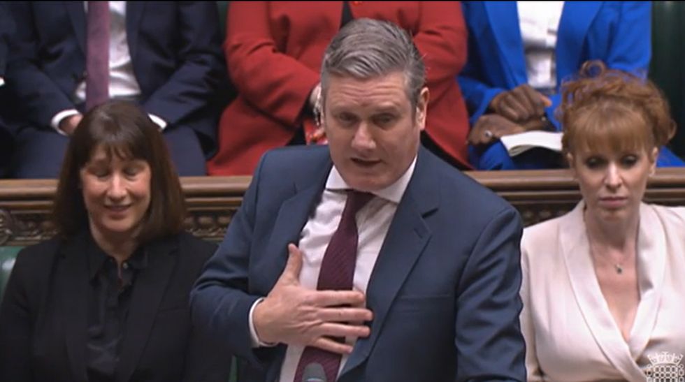 Keir Starmer questioned Sunak about his Deputy Prime Minister's bullying allegations