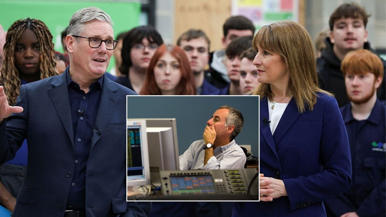 Keir Starmer, Rachel Reeves and investor