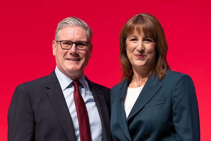 Keir Starmer (right) Rachel Reeves (left)