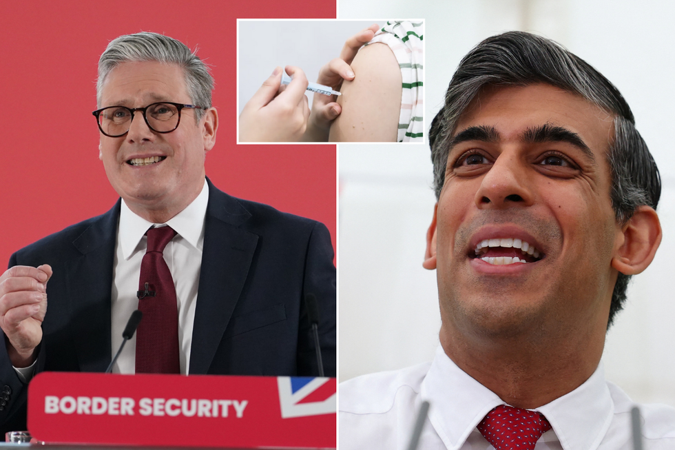 Keir Starmer, Rishi Sunak, jab