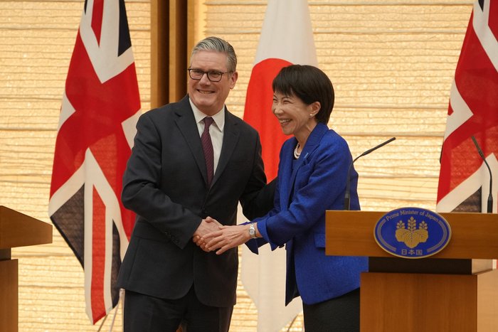 Keir Starmer, Sanae Takaichi