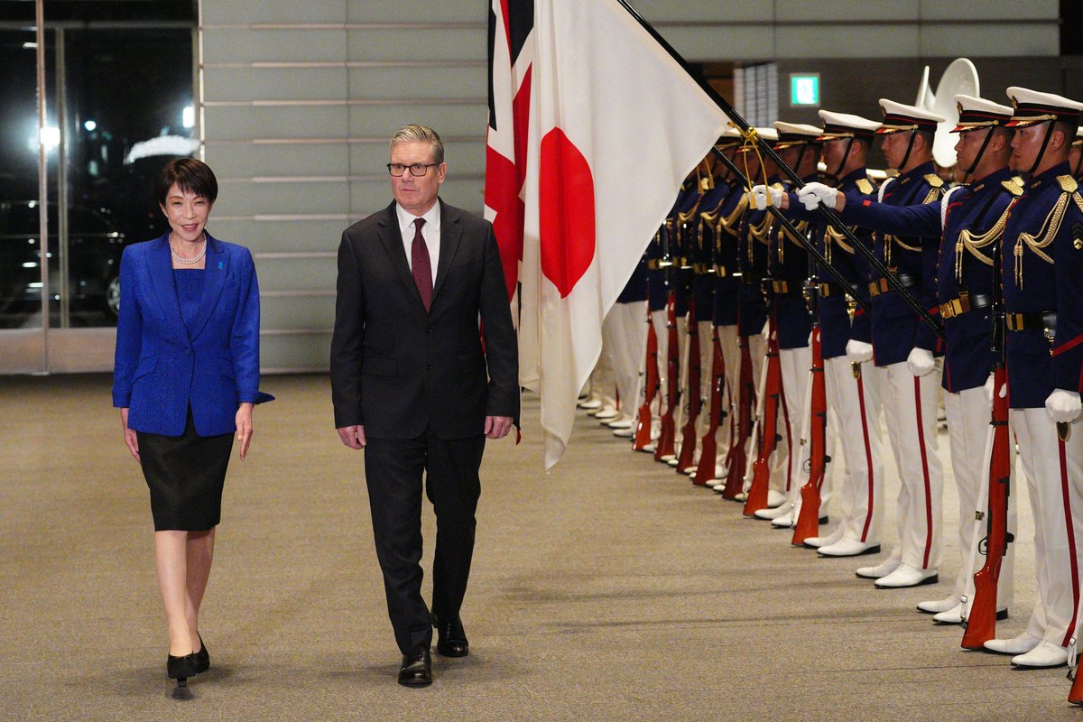 Keir Starmer, Sanae Takaichi