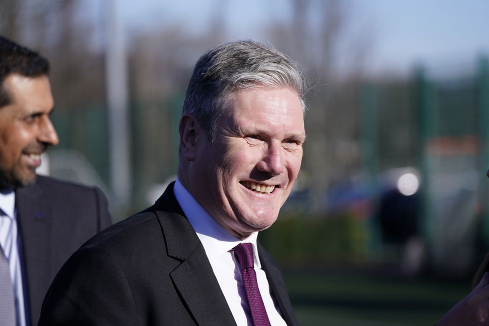 Keir Starmer smiling