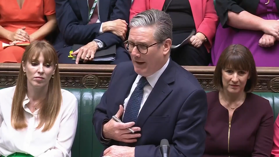 Keir Starmer speaking in Parliament