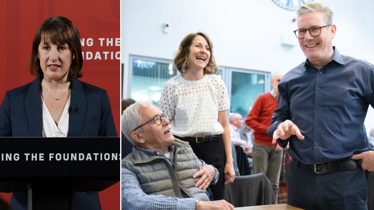 Keir Starmer speaks to pensioners and Rachel Reeves