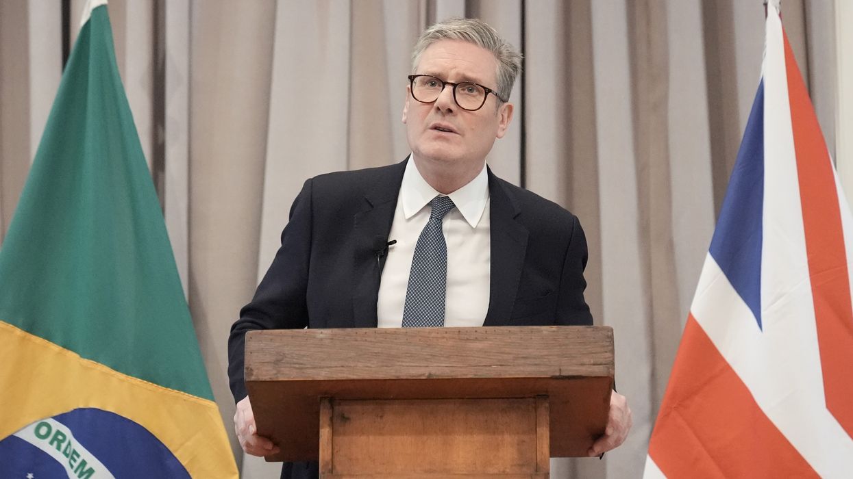 Keir Starmer spoke at the G20 summit in Rio
