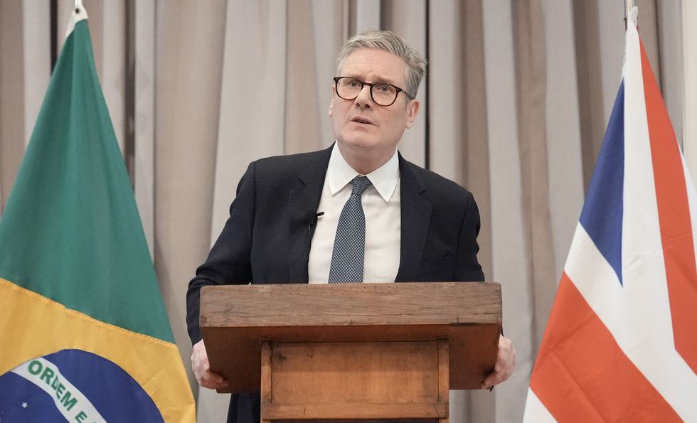 Keir Starmer spoke at the G20 summit in Rio