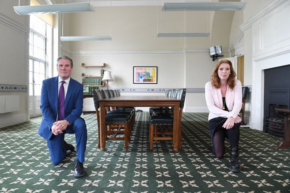Keir Starmer taking the knee