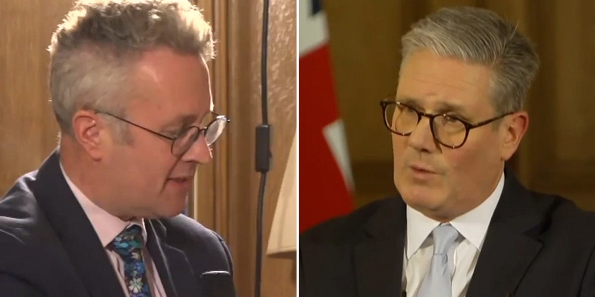 NextImg:Keir Starmer tells GB News: I won't be setting an 'arbitrary' target on migration