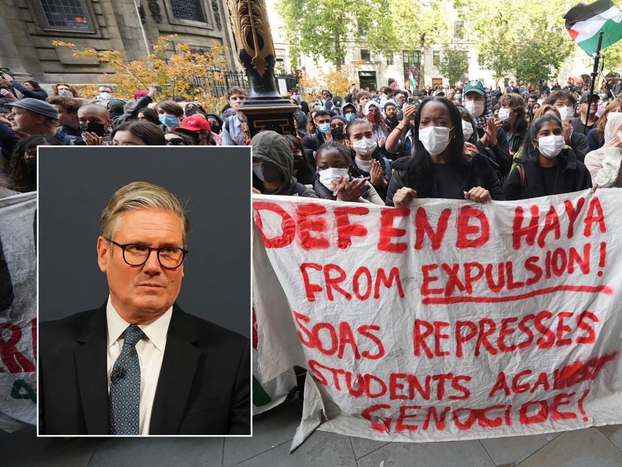 Keir Starmer to crack down on pro-Palestine chants as he admits powers 'need to go further'
