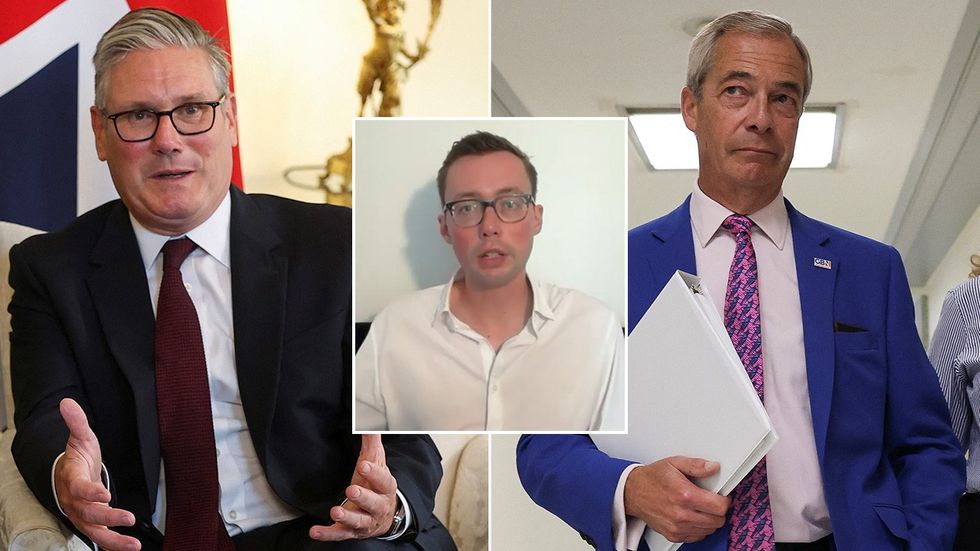 Keir Starmer, Tom Slater, Nigel Farage