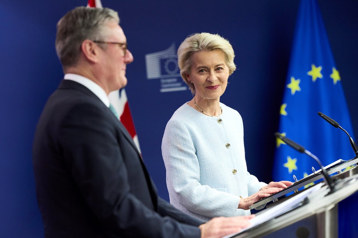 Keir Starmer, Ursula von der Leyen