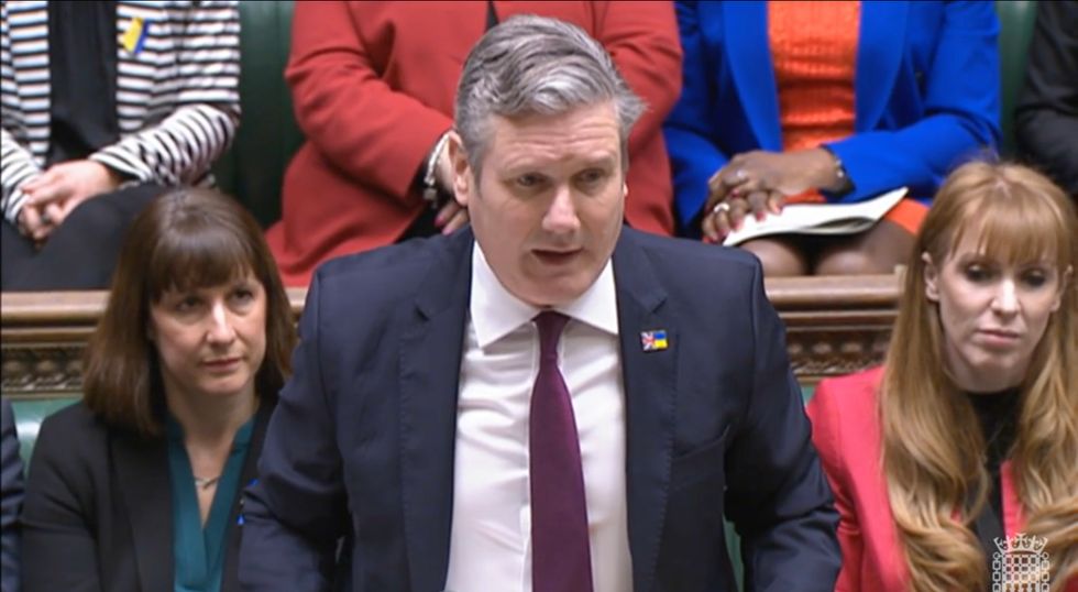 Keir Starmer was faced with laughter in the House of Commons after claiming Labour could be trusted on NATO
