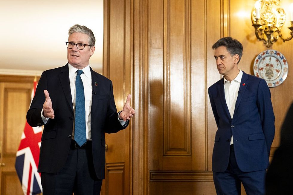 Keir Starmer with Ed Miliband