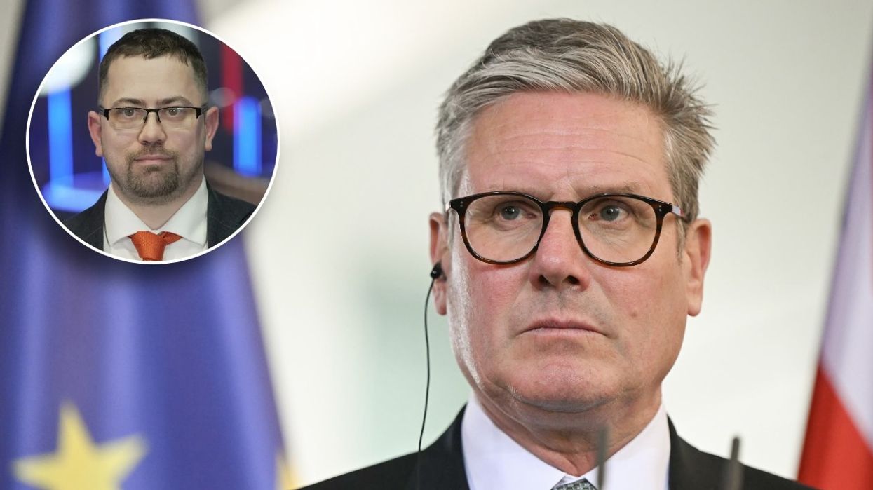 Keir Starmer with Keith Bays