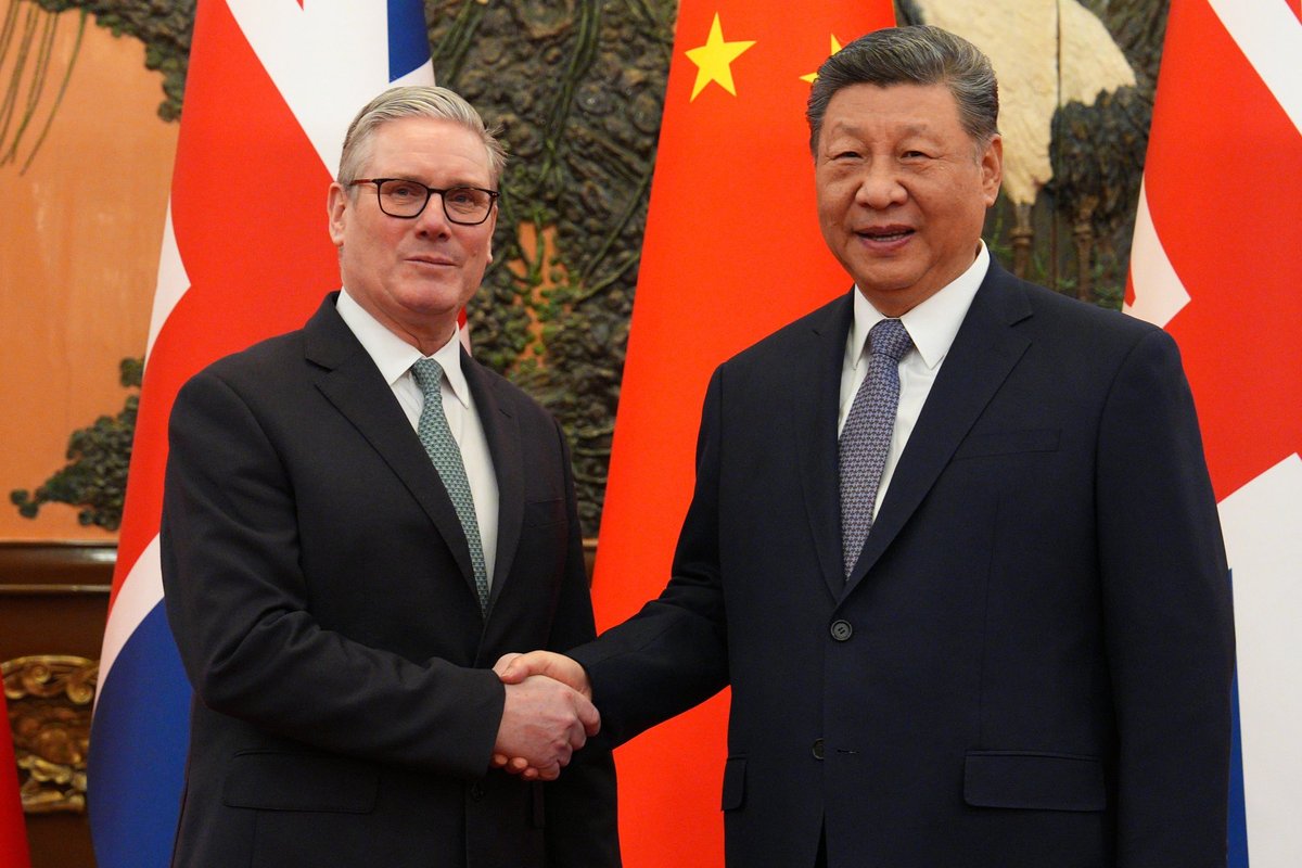 Keir Starmer, Xi Jinping