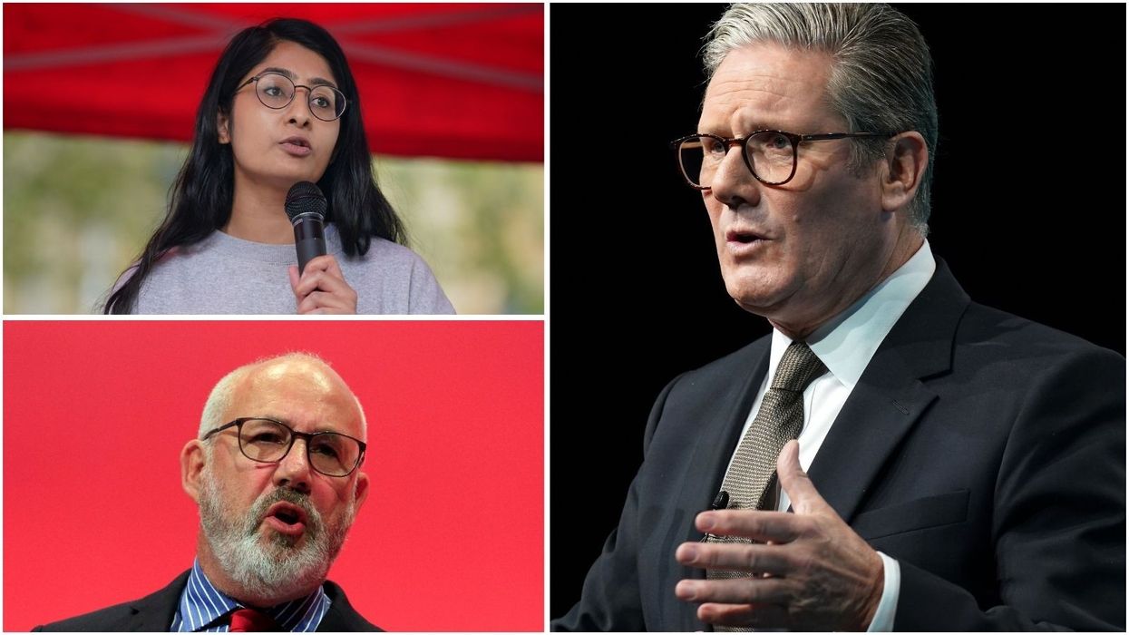 Keir Starmer, Zarah Sultana and Jon Trickett MPs