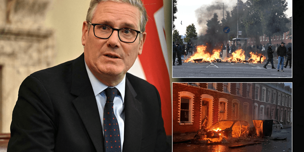 Keir Starmer blasts ‘shocking’ scenes in Belfast and ‘those who encouraged it’ as he threatens protesters with ‘full force of the law’ Keir Starmer blasts ‘shocking’ scenes in Belfast and ‘those who encouraged it’ as he threatens protesters with ‘full force of the law’