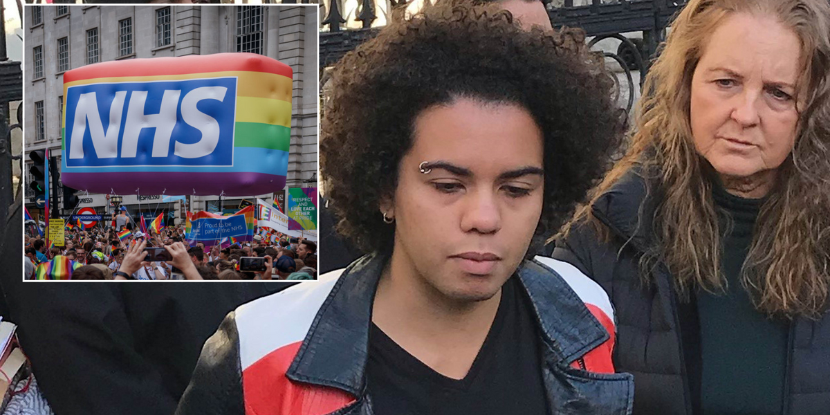 NextImg:Trans row: Banning puberty blockers for children while allowing cross-sex hormone treatment is 'irrational' and unlawful' claims former patient
