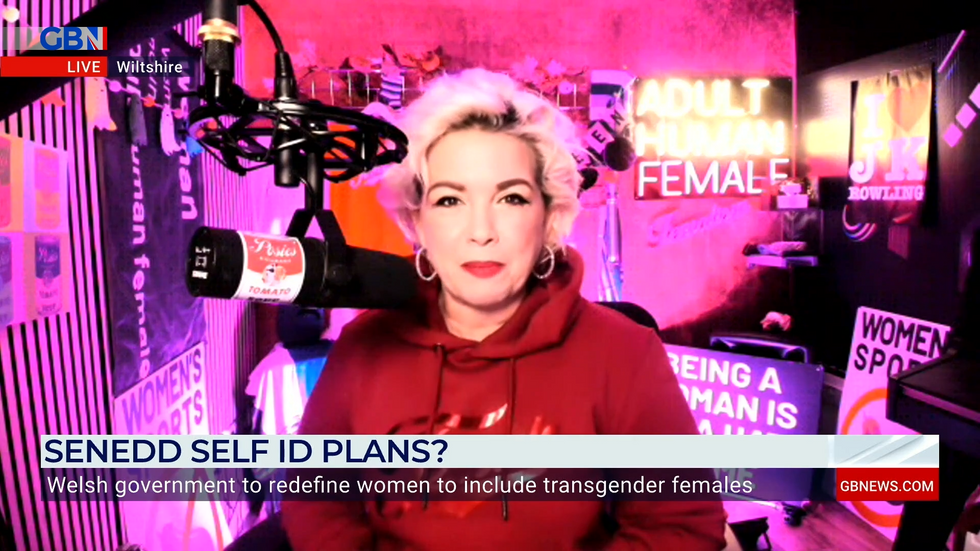 Kellie-Jay Keen appears on GB News