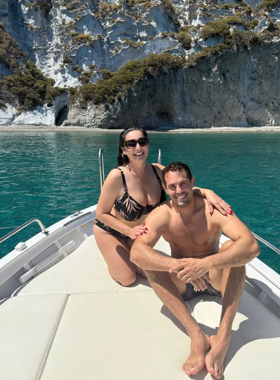 Kelly Brook and Jeremy Parisi