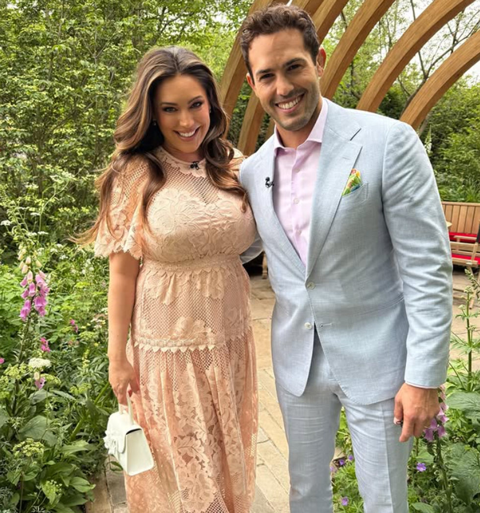 Kelly Brook and Jeremy Parisi