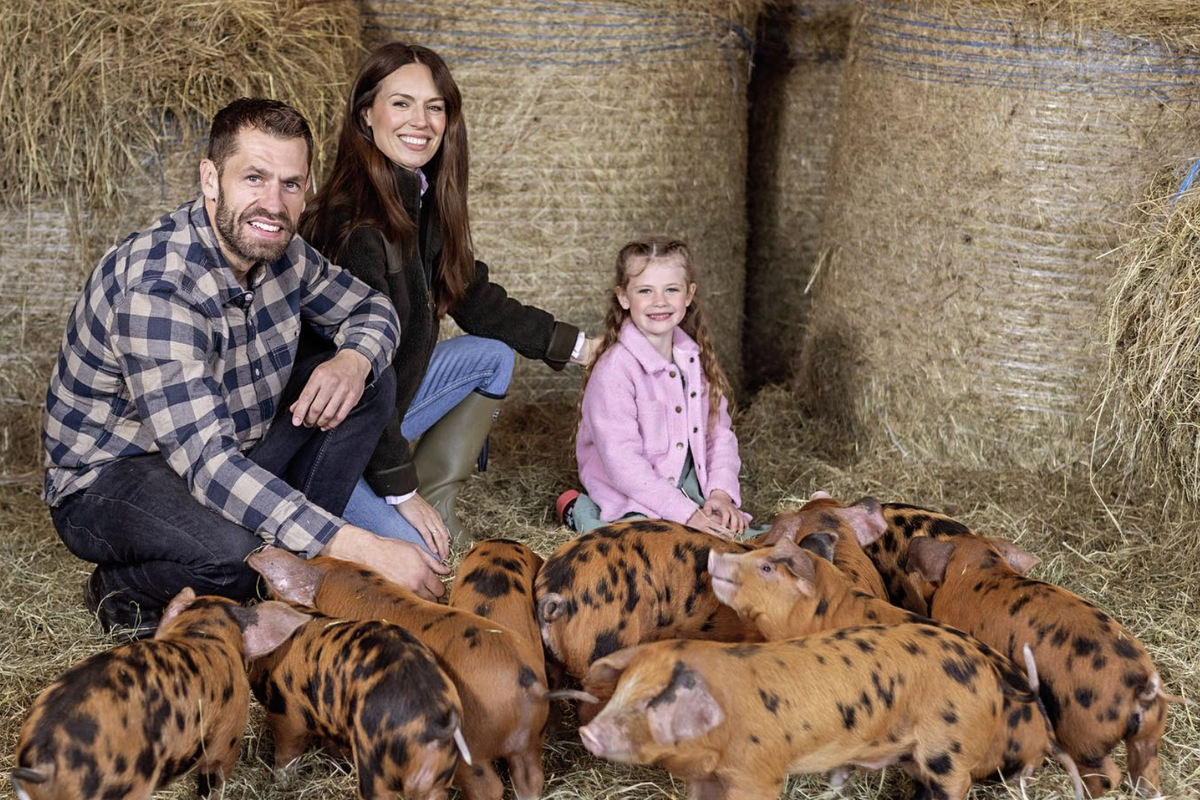 Kelvin Fletcher and family
