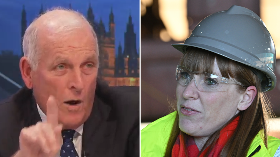 Kelvin MacKenzie and Angela Rayner