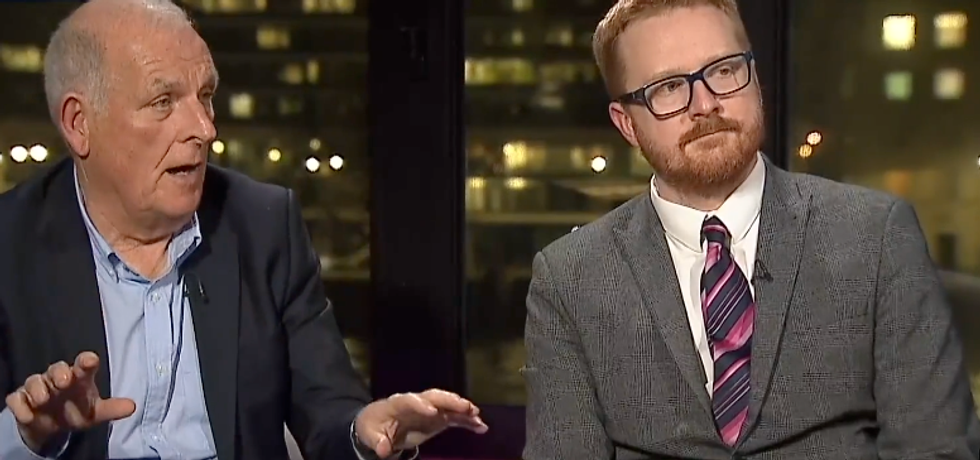 Kelvin MacKenzie and Lloyd Russell-Moyle