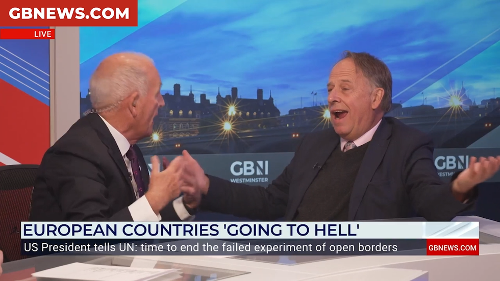 Kelvin MacKenzie and Michael Crick